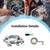 MS311 MS391 Oil Pump Oiler Worm Gear Kit Compatible with Stihl MS311 MS391 MS311C MS391C Chainsaw Replaces 1127 640 3200, 1127 640 3204, 1143 647 9401, 1140 647 9401