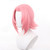 XiongXiongLe Halloween Anime Role Pink Short Wig for Women Cosplay Straight Hair Replacement Costumes Wigs Adult Cos Anime Party Halloween Christmas Comic
