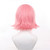 XiongXiongLe Halloween Anime Role Pink Short Wig for Women Cosplay Straight Hair Replacement Costumes Wigs Adult Cos Anime Party Halloween Christmas Comic