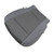 Vigoraze Front Driver Bottom Cloth Seat Cover Gray #2S or 3S Compatible with Ford F250 F350 F450 F550 2017 2018 2019 2020 2021