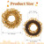 Briful 2 Pack Fall Berry Wreaths 12in Artificial Yellow Foam Berry Wreath for Front Door Small Outdoor Fall Wreath for Autumn Home Wall Mantle Porch Thanksgiving Halloween Decor