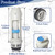 Toilet Flush Valves, THU224 2-Inch Dual Flush Valve Replacement with Mounting Nut for Two Piece Toilets Compatible with TOTO Aquia Toilet Tank ST412M
