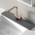 Stargaz Faucet Mat For Kitchen Sink，Sink stone quick dry around faucet,Stone Faucet Mat for Kitchen Sink Splash Guard Sinks Stones Quick Dry Around Faucets Stones Drying Mats Bathroom(17.7" x 3.9")