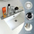 Stargaz Faucet Mat For Kitchen Sink，Sink stone quick dry around faucet,Stone Faucet Mat for Kitchen Sink Splash Guard Sinks Stones Quick Dry Around Faucets Stones Drying Mats Bathroom(17.7" x 3.9")