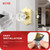 Heittis 4 Pack Crystal Privacy Door Knob, Heavy Duty Crystal Door Knobs Privacy Interior Gold Door Knob for Bathroom & Bedroom,Satin Brass Finished
