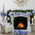 VioraWhite 36 Pcs Blue and White Christmas Chinoiserie Ball Ornaments