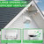 4 Inch Dryer Vent Cover Outside Hooded Wall Vent with Screen and Damper, Exhaust Vent Wall Mount Exterior Wall Vents Cover Cap for Dryer Ventilation&Outdoor Air Exhaust,Galvanized Steel,White