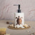 CHOOLD Ceramic Sea Turtle Dispenser with Plastic Pump, Refillable Lotion Soap Container, Lotion Bottle, Hand Soap Dispenser, Rust Brown