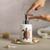 CHOOLD Ceramic Sea Turtle Dispenser with Plastic Pump, Refillable Lotion Soap Container, Lotion Bottle, Hand Soap Dispenser, Rust Brown