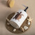 CHOOLD Ceramic Sea Turtle Dispenser with Plastic Pump, Refillable Lotion Soap Container, Lotion Bottle, Hand Soap Dispenser, Rust Brown