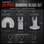 DAEMKOD 20PCS Diamond Oscillating Tool Blade, Multitool Blades