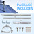 10" Stainless Steel Adjustable Extended Chimney Roof Support Kit