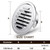 Zonon 36 Pcs 4 Inch Soffit Vents Round Vent Cover Stainless Steel, Silver