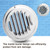 Zonon 36 Pcs 4 Inch Soffit Vents Round Vent Cover Stainless Steel, Silver