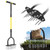Jardineer Lawn Aerator Tool, Updated 36" Spike Aerator Lawn Tool with Longer Spikes, Pre-Assembled Manual Grass Aerator for Lawn Aeration, Soil Aerating