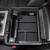 HGWEI Center Console Organizer Tray Compatible with Chevy Silverado/GMC Sierra 2014-2018 and Tahoe Suburban/Yukon 2015-2020 Accessories, Armrest Storage Coin Holder, Replaces 22817343,Black