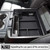 HGWEI Center Console Organizer Tray Compatible with Chevy Silverado/GMC Sierra 2014-2018 and Tahoe Suburban/Yukon 2015-2020 Accessories, Armrest Storage Coin Holder, Replaces 22817343,Black