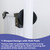 Baby Gate Banister Adapter Kit for Pressure Mounted Dog Gate, Black, 2 Pack