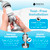 ShowerEnvy 5.0 Filtered Shower Head – 15-Stage Water Softener with Vitamin C & E for Healthy Skin & Hair – High Pressure, Hard Water Purifier – Cartridge Included