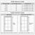 Vatge Sidelight Curtains for Front Door, 12 Inch Wide Narrow Window Curtains for Side Door, 1 Panel, W12 x L72, Grey
