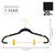 MIZGI Premium Velvet Pants Hangers with Adjustable Clips (Pack of 20) Slim Skirt Hangers- Non Slip Felt Outfit Dress Hangers Black - Gold Hooks,Space Saving Shirt Clothes Hangers