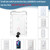 groword Switch Cover,Baby Proof Light Outlet Covers,Child Safety Switch Plate Guard,Wall Plug Box,Kids Electrical Protector Box Fits All Outlet 4.95" H X 3.35" W X 1.77" D or Smaller (1 Pack)