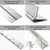 Heavy Duty Piano Hinge 48 Inch x 3 Inch Width, True 0.060'' Thick Stainless Steel Piano Hinge for Heavy Duty Cabinet, Door, Toolbox, Wooden Box, Metal Plate, Furniture, Industrial Project