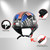 1Storm Novelty Motorcycle Half Face Helmet Open German Style DOT Approved: HKY602 Flag Skull