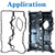22441-2GGB0 VS50892 Engine Valve Cover Gasket Set for 2015-2020 Hyundai Sonata Santa Fe,Kia Sorento Optima 2.0 2.4L,2015 2016 2017 2018 2019 2020 15 16 17 18 19 20 Replace 224412GGB0.
