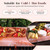 Spantik Professional Salt Block Set with Steel Tray 12" x 8" x 1.5" Himalayan Cooking Plate for Grilling, Cooking, Serving, 100% Pure Natural Food Grade Salt Stone Unique Gifts for Barbecue Smoker