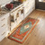 Collive Boho Cushioned Kitchen Mat, Anti Fatigue Mats for Kitchen Floor
