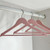 FELISCASA Rainbow Hangers 20 Pack Clothes Hangers Slim Wood Hangers Coat Hangers for Closet,Clothes Hanger with Extra Smooth Finish,Precisely Cut Notches, for Shirt Suit Dress Women Home Kids (Pink)
