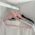 FELISCASA Rainbow Hangers 20 Pack Clothes Hangers Slim Wood Hangers Coat Hangers for Closet,Clothes Hanger with Extra Smooth Finish,Precisely Cut Notches, for Shirt Suit Dress Women Home Kids (Pink)