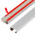 Stainless Steel Management Raceway of Cables, 3-Pack 39.37in Metal Cable Condenser, Self-Adhesive Wire Cord Hider, No Screws No Drill On Wall Cable Cover Channels for Floor Home Office Kitchen