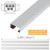 Stainless Steel Management Raceway of Cables, 3-Pack 39.37in Metal Cable Condenser, Self-Adhesive Wire Cord Hider, No Screws No Drill On Wall Cable Cover Channels for Floor Home Office Kitchen