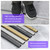 Stainless Steel Management Raceway of Cables, 3-Pack 39.37in Metal Cable Condenser, Self-Adhesive Wire Cord Hider, No Screws No Drill On Wall Cable Cover Channels for Floor Home Office Kitchen