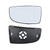 Fanchants BK3Z17K707A BK3Z-17K707-A Lower Mirror Glass with Backing Plate Replacement for Ford Transit 2016 Transit 250 Fits 2015-2023 T150 T250 T350 (Passenger Side Right)