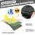 IBC Tote Cover for 330 Gallon ，Zipper 420D Heavy Waterproof Sunscreen Material Water Tank Cover for 330 Gallon 1250L (Black)