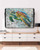 Ocean Outdoor TV Cover 43 Inch Weatherproof, Sea Turtle Nautical Map TV Covers for Outside, 600D Thick Waterproof Outdoor TVs Screen Protector with Zipper for 40 to 43 inch Screens