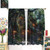 HDESDIS Tree Branch Library Blackout Curtains for Bedroom/Living Room, Fantasy Green Leaf Plant Bookshelf Thermal Insulated Curtains Rod Pocket Window Drapes, 2 Panels/Each 21" W x 45" L