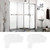 LT Easiyl 2Pcs Bifold Shower Door Hinge Pivot 7.5mm PE Bathroom Door Hinge Shaft for Bathroom Balcony Free Swinging Glass Door 32x14x19mm White