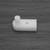 LT Easiyl 2Pcs Bifold Shower Door Hinge Pivot 7.5mm PE Bathroom Door Hinge Shaft for Bathroom Balcony Free Swinging Glass Door 32x14x19mm White