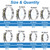 Tnisesm 16Pcs 8 Sizes T-Bolt Hose Clamps, 304 Stainless Steel Heavy Duty Hose Clamp Assortment Set Working Range 28-91mm for 1-3inch Hose ID, Radiator Turbo Intake Soft Hose Intercooler Clamps