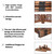 Decorative Wooden Pet Gate, Dog Fence, Cat Gate, Foldable, Adjustable, Portable, Extra-Wide, Wooden Dog Barrier, Free-Standing Puppy Gate 4 Panels for Indoor, Doorways, Stairs-26x52 Inch Burnt Antique Decorative Wooden Pet Gate, Dog Fence, Cat Gate, Foldable, Adjustable, Portable, Extra-Wide, Wooden Dog Barrier, Free-Standing Puppy Gate 4 Panels for Indoor, Doorways, Stairs-26x52 Inch Burnt Antique