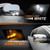 Front Mirror Turn Signal Puddle Light Compatible with Dodge Ram 1500 2009-2018,Side Marker LED Light Lamp Assembly for Ram 2500 2010-2018,2019-2021 Ram 1500 Classic Replace 68232478AA Right Passenger