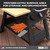 Iron Forge Tools Pellet Grill Storage Shelf, Black Powder Coated Steel