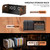 RUILALIFE Vinyl Record Storage Holder, Expandable Record Holder Rack With Movable Divider, 110 LP Album Display Shelf Stand, Magazine Holder