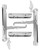 318024747 Oven Door Hinge Fits for Frigidaire Kenmore Sears Range, 2 Pack