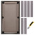 iEsstros Pool Table Felt 8 Foot Billiard Table Cloth Pool Table Felt Replacement Kit Parts with 6 Pcs Cloth Strips and Staple Remover-Grey