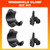 2207386 Lock & Ride Windshield Clamp Kit Fit for Polaris RZR UTV